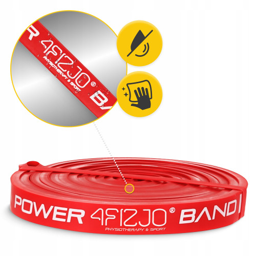 Резинка для фитнеса  4FIZJO Power Band 13 мм 6-10 кг Red - фото №10